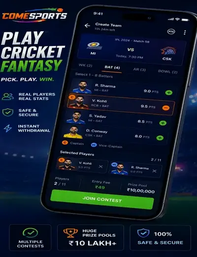 Daymadhur (day madhur matka) fantasy cricket & matchday visual 2